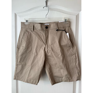 Men's Kenneth Cole Chino Shorts Size 30 Hickory Smoke
